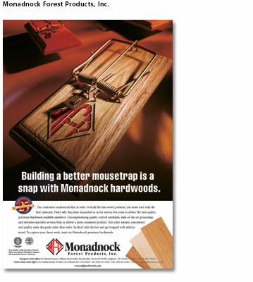 Monadnock Forest Products Ads