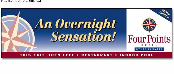Four Points Hotel Billboard