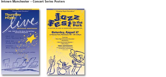 Intown Manchester Concert Series Poster