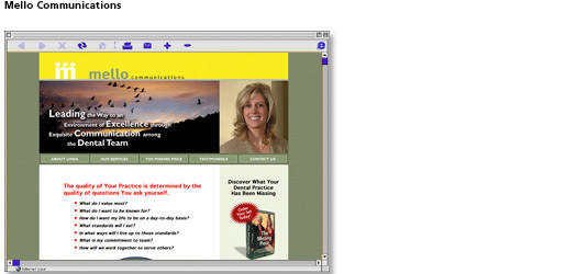 mello communications web site