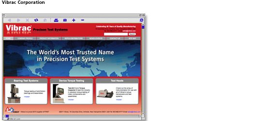 Vibrac Web Site